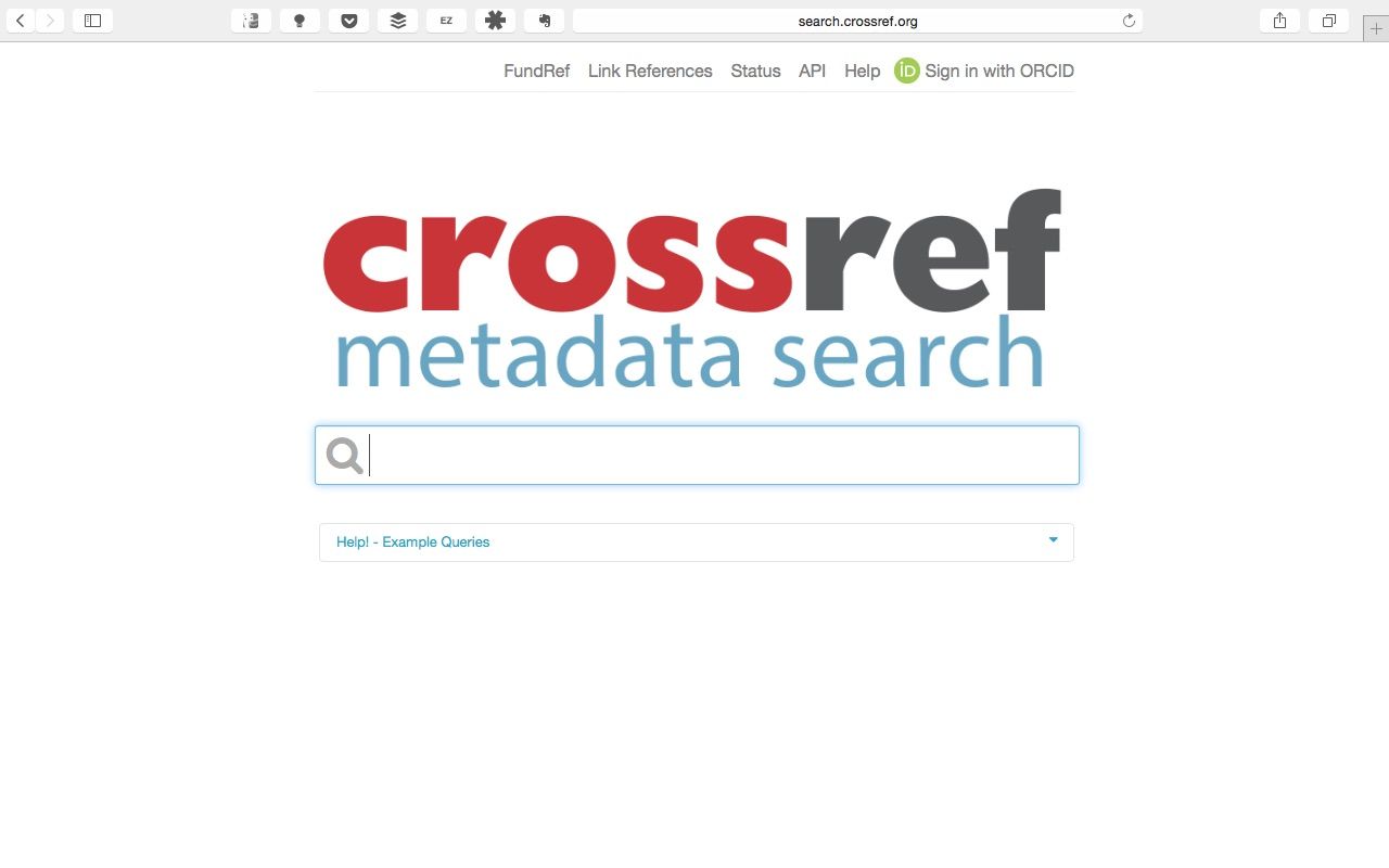 crossref-metadata